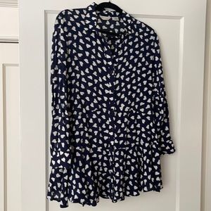 Anthropologie women’s tunic blouse size XS